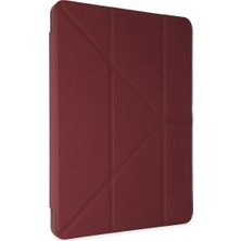 Eco Port Xiaomi Redmi Pad Se Kılıf Kalemlikli Mars Tablet Kılıfı - Mürdüm