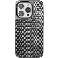 Senka Venco Iphone 15 Pro Brand Kapak - Gümüş