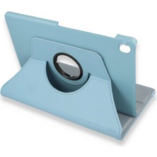 Senka M10 Fhd Plus X606F Kılıf 360 Tablet Deri Kılıf - Turkuaz