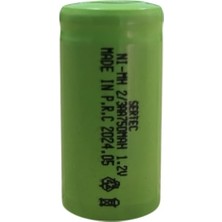 Marsilyan 1.2V 750 Mah  2/3AA  Nimh Şarjlı Pil  (Başsız / Flat Head) (72)