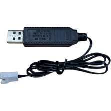 Marsilyan 3.7V Li-Ion Sm-2p Soket Drone Bataryası USB Şarj Kablosu