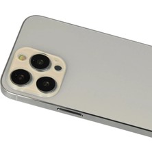 Senka Iphone 12 Pro Rainbow Kamera Lens Koruma Cam - Gold