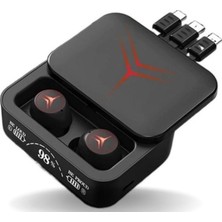 Bukrem Store Bakeey M88 Plus Powerbank Özellikli Bluetooth Kulak Içi Kulaklık Siyah