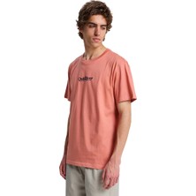 Quiksilver Fineline Erkek Pembe Tişört