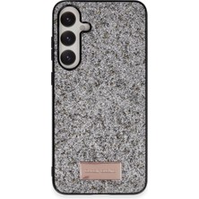 Senka Onegif Galaxy A55 5g Bright Simli Kapak - Gümüş