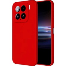 Senka Mi 15 Pro Kılıf Nano Içi Kadife Silikon - Kırmızı