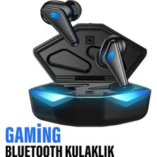 Bukrem Store Exenar K55 Tws Bluetooth Kablosuz Oyuncu Kulak Içi Kulaklık Mavi - Siyah