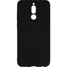 Senka Huawei Mate 10 Lite Kılıf Nano Içi Kadife Silikon - Siyah