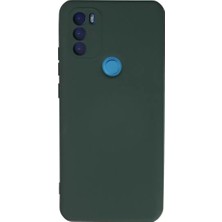 Senka Newface General Mobile Gm 21 Plus Kılıf Nano Içi Kadife Silikon - Koyu Yeşil