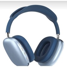 Bukrem Store Rosepremium P9 Bluetooth Kablosuz Kulaküstü Kulaklık Mavi