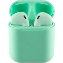 Bukrem Store I12 Tws Bluetooth 5.1 Dokunmatik Kulak Içi Kulaklık Yeşil