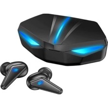Bukrem Store Zineets K55 Işıklı Bluetooth Kablosuz Kulak Içi Kulaklık Siyah