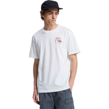 Quiksilver Evo Original Bs Erkek Beyaz Tişört
