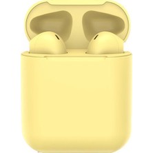 Bukrem Store Vaorlo Inpods I12 Tws Bluetooth 5.2 Kulak Içi Kulaklık Sarı