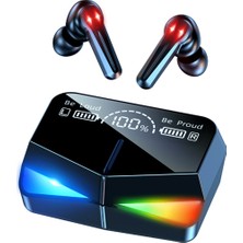 Bukrem Store Mufunye M28 Bluetooth Kulaklıklar: Oyun/müzik Çift Mod, 65MS Gecikme, Cvc8.0 Gürültü Azaltma, 2000MAH Şarj Kutusu, Bt5.1, Dokunmatik Kontrol Siyah