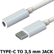 Bukrem Store Xiaomi Mi 8 Type C 3.5mm Kulaklık Aux Dönüştürücü Kablo