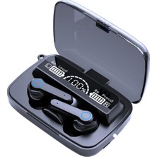 Bukrem Store Beemen M19 Bluetooth 5.3  Şarj Göstergeli Kablosuz Kulak Içi Kulaklık Siyah
