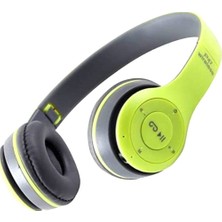 Bukrem Store P47 Bluetooth 5.0 Kulak Üstü Kulaklık Yeşil