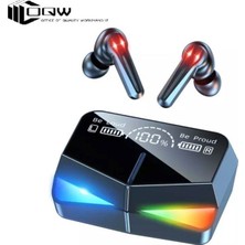 Bukrem Store Watch M28 Bluetooth Stereo Kulak Içi Oyuncu Kulaklığı Siyah