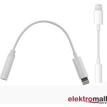 Bukrem Store Lightning To Aux 3.5mm Apple Uyumlu iPhone Kulaklık Çevirici - Aux Dönüştürücü