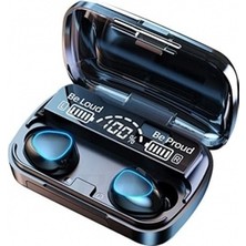 Bukrem Store Fezzstore M10 Bluetooth 5.3 Kablosuz Kulak Içi Kulaklık Siyah