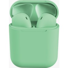 Bukrem Store Cbtx Inpods 12 Tws Stereo Kablosuz Kulaklık Hd Mini Akıllı Bluetooth Kablosuz Yeşil