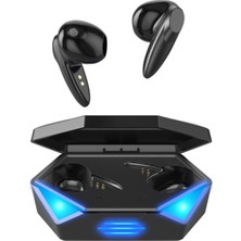 Bukrem Store G20 Bluetooth Çift Mikrofonlu Rgb Kulak Içi Oyuncu Kulaklığı Siyah