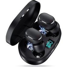 Bukrem Store Fezzstore Dots E6S Bluetooth Kulak Içi Kulaklık Siyah