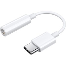 Bukrem Store Tak Çalıştır Type-C To Aux 3.5mm Kulaklık Jak Dönüştürücü
