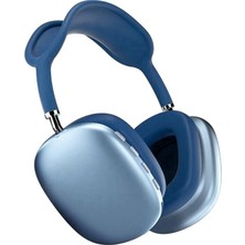 Bukrem Store P9 Buk-P9 Bluetooth 5.0 Kulak Üstü Kulaklık Mavi