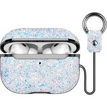 TKÇ Ieg™  Airpods 2 (2.nesil) Bright Simli Airpods Kapak - Gümüş