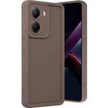 Senka Poco X7 Pro Viera Silikon - Kahverengi