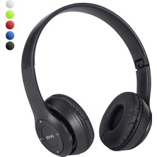 Bukrem Store P47 Bluetooth 5.0 Kulak Üstü Kulaklık Siyah