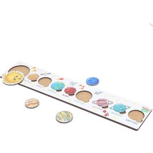 Mabelme Store Montessori Gezegenler Puzzle