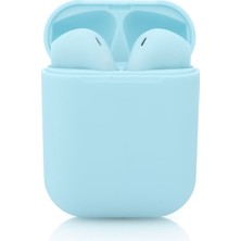Bukrem Store I12 Tws Bluetooth 5.1 Dokunmatik Kulak Içi Kulaklık Mavi