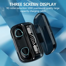 Bukrem Store Springsun M10 Bluetooth 5.1 Kablosuz Kulak Içi Kulaklık Siyah