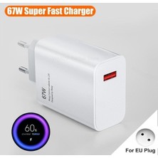 Bukrem Store 67W Android Hızlı Eu 67W Şarj Cihazı Eu 67W Charger