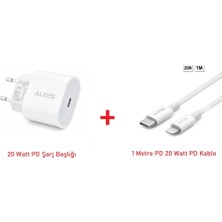 Bukrem Store Pd Apple Uyumlu iPhone Yüksek Hızlı Şarj Cihazı Seti 20W