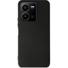 Senka Vivo Y35 Kılıf First Silikon - Siyah