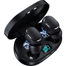 Bukrem Store M.tk Moveteck E6S Tws Bluetooth 5.0 Çift Mikrofonlu Kulak Içi Kulaklık Siyah