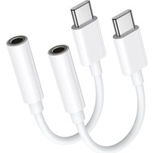 Bukrem Store Type-C 3.5 Jack Kulaklık Dönüştürücü Aparat Aux Çevirici Adaptör