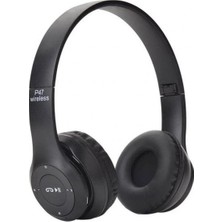 Bukrem Store P47 Bluetooth Kablosuz Kulaklık Siyah