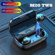 Bukrem Store Bssm Earbuds M20 Tws Anc Destekli Powerbanklı LED Göstergeli Bluetooth Kulaklık Siyah