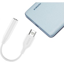 Bukrem Store Xiaomi Mi 10T Uyumlu Type-C Kulaklık Dönüştürücü Type-C Aux Kulaklık Çevirici