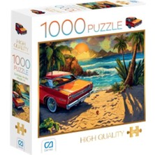 Mabelme Store Sahildeki Araba Puzzle 1000