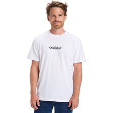 Quiksilver Fineline Erkek Beyaz Tişört