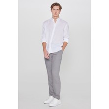 Lee %100 Keten Regular Fit Normal Kesim Cepli Pantolon