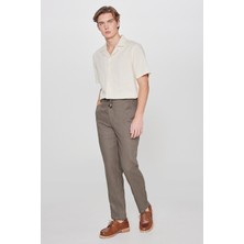 Lee %100 Keten Regular Fit Normal Kesim Cepli Pantolon
