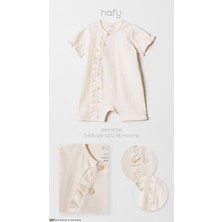 Hafy Baby Kısa Kollu, Fırfırlı, Yazlık Kız Bebek Tulumu
