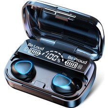 Bukrem Store J-Tech M10 Bluetooth 5.1 Kulakiçi Kulaklık Açık Mavi
